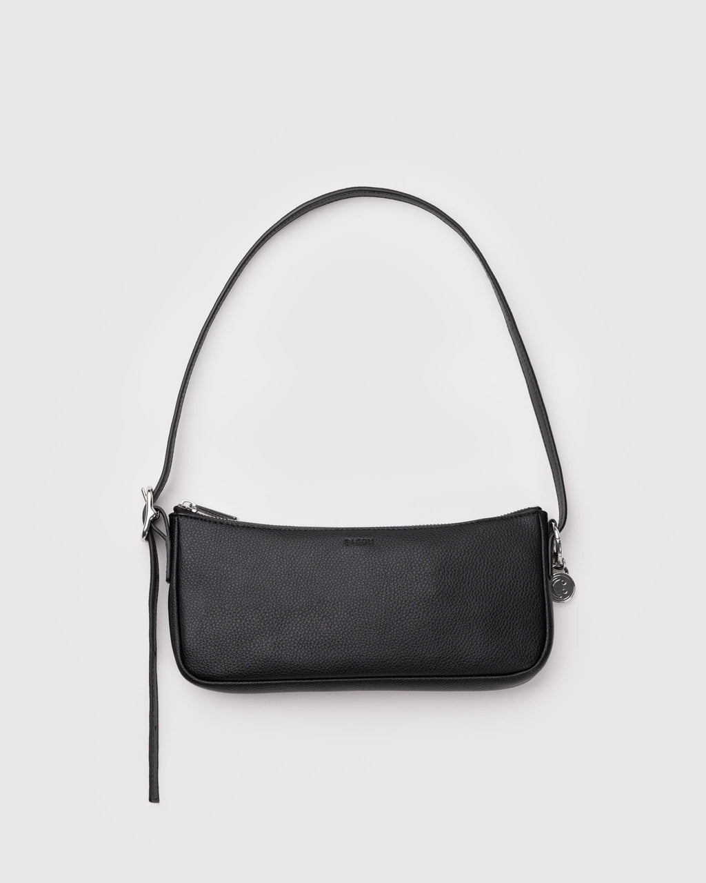 Recycled Leather Pochette - Black