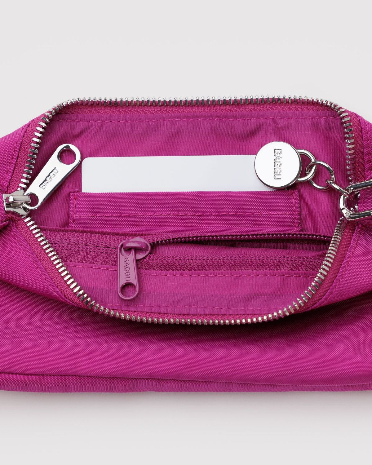 Nylon Pochette - Deep Fuchsia